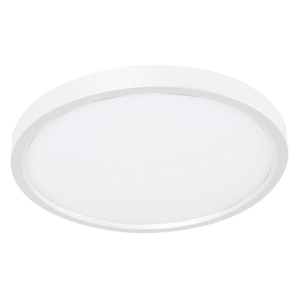 Afx Edge 12" Round LED Flush Mount - White EGRF12LAJD1WH